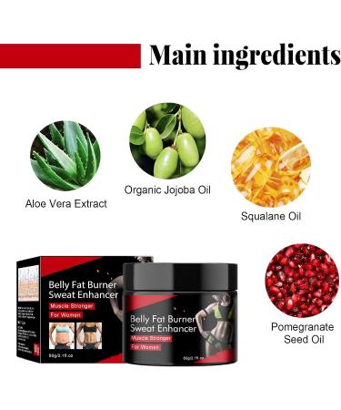 Shantou Yingji Belly cream 60 g abdominal muscle cream abdominal muscle cream fat burning hot cream body fat burning belly cream anticellulite cream fat burning abdomen for women - Buy Online on GoSupps.com