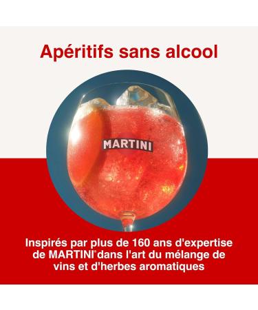 MARTINI Vibrante and Floreale Non Alcoholic Aperitivo Dual Pack 2 x 75cl / 750ml Infused with Superior Botanicals - Buy Online on GoSupps.com