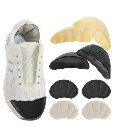 Shoe Filler Inserts for Loose Shoes 2 Pairs Toe Filler Inserts for Shoes Too Big Comfort Toe Cushions Make Shoes Fit Shoes Insole for Leather Shoes High Heels