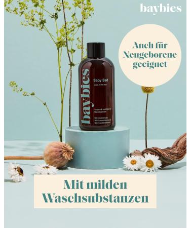 Buy Baybies Baby Bad 200ml | Gentle Bathroom Additive | Certified Natural Cosmetics for Babies | Mild Care Cleansing Solution - Buy Online on GoSupps.com