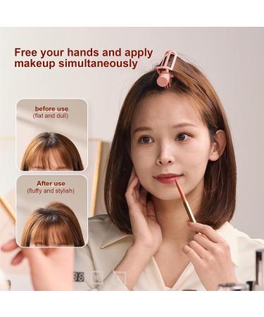 Hair Root Retractable Hair Volumizing Styling Tool 2-in-1 Curling Comb Curlers on Top of Head Retractable Curling Comb Grip Hair Root Volume Hair Styling Tools for Home Travel Pink - Buy Online on GoSupps.com