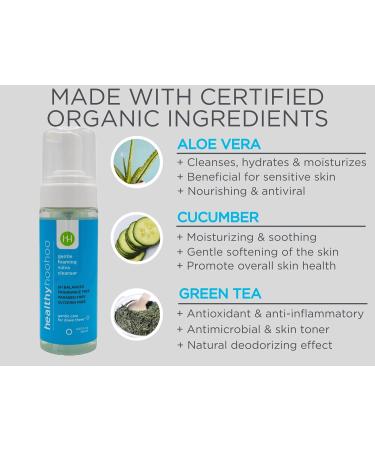 Gentle Foaming Vulva Cleanser | pH-Balanced Natural & Organic Feminine Wash | Paraben Free Glycerin Free Fragrance Free | 5 oz - Shop Internationally - Buy Online on GoSupps.com