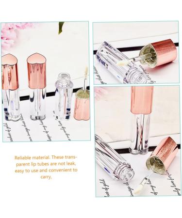 4 pi ces Tubes de Brillance L vres Vides Transparente avec Pinceau Flacons Cosm tiques Rechargeables pour DIY Lip Gloss Rangement Compact et Portable pour Voyage et Usage - Buy Online on GoSupps.com