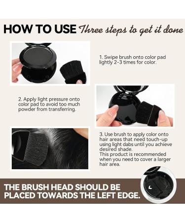  shuhauk Hairline Powder for Women - Multifunctional Hair Cover Powder with Applicator and Mirror - Lightweight Conceals for Instantly Thicker Fuller Look - Buy Online on GoSupps.com