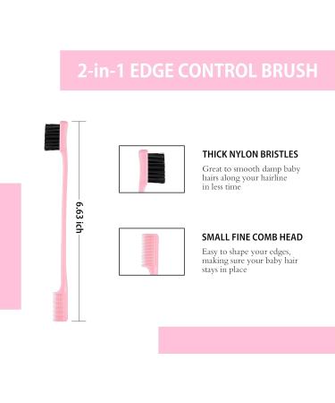 75g Women Hair Wax Stick 15g Pomade Tamer Stick for Smoothing Flyaways Taming Frizz Baby Hair Slick Back Hair Glue Bed Head Styling Cream Gel for Wig 5 In 1 Brush Edges Control Brush Comb - Black - Buy Online on GoSupps.com