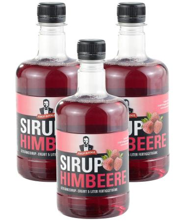 Sirup Royal Royal E Raspberry Flavored Syrup 3 x 0.5L PET bottles