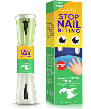 Nail Biting Treatment For Kids Thumb Sucking Stop for Kids Nail Care Treatment with Bitter Taste All Natural Formula 0.35 Fl Oz (Pack of 1)