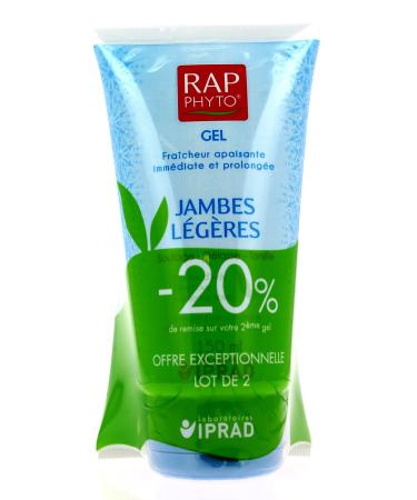Rap Phyto Gel Fra cheur Jambes L g res Menthol Lot de 2 x 150 ml