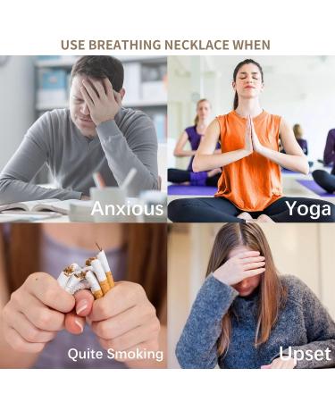 3-Piece Breath Necklace for Smoking Cessation | Effective Stop Smoking Aid & Stress Reduction | Unisex Design - Buy Online on GoSupps.com