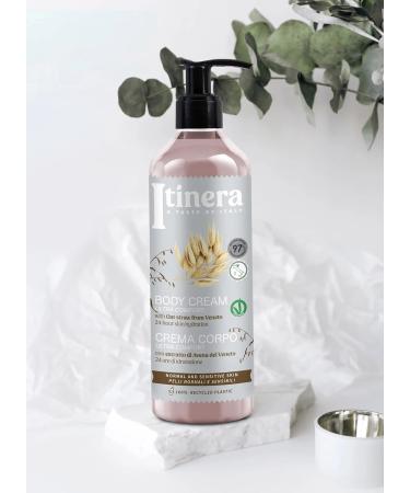  sarcia.eu ITINERA Cream Body Lotion for Normal and Sensitive Skin with Veneto Oats 97% Natural Ingredients 370 ml - Pack of 2 - Buy Online on GoSupps.com