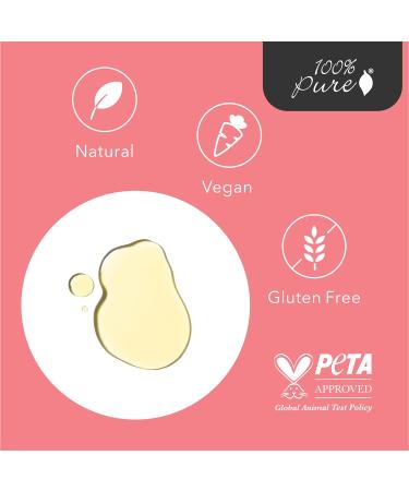 100% Pure Super Fruit Nourishing Oil - Hydrating Vegan Moisturizer for Face & Body | Rejuvenating Skincare for Dry Skin - 1oz - Buy Online on GoSupps.com