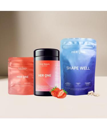 Her One Get In Shape - Vegan Metabolism & Weight Management Bundle with Chromium & Glucomannan for Blood Sugar Support - Best International Shipping - Buy Online on GoSupps.com