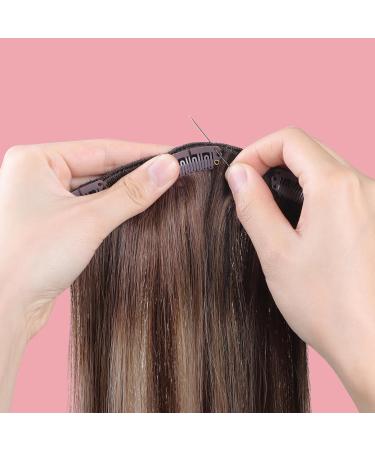 Buy If Salife 2 Dark Brown Metal Clips for Hair Extensions | Real Hair Clip-In & Replacement Clips | Durable Stainless Steel for Secret Wire Extensions - Buy Online on GoSupps.com