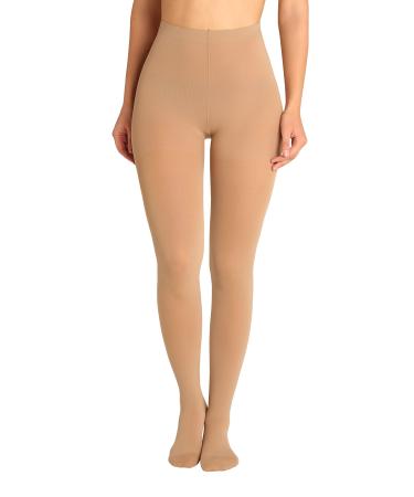 Pani Teresa Medica - compression tights Medical (23-32 mmHg 120 den class 2) for women - thrombosis socks against varicose veins - Support pants beige size 3 - short: a third picture