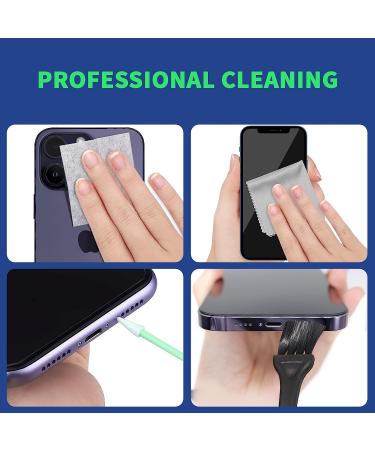 Phone Cleaning Kit - Electronics Cleaner for iPhone, Cell Phone, Airpod, Laptop - Charging Port Cleaning Tool for Speaker, Earphone, USB C, Lightning - Earbud Cleaner Kit - Buy Online on GoSupps.com