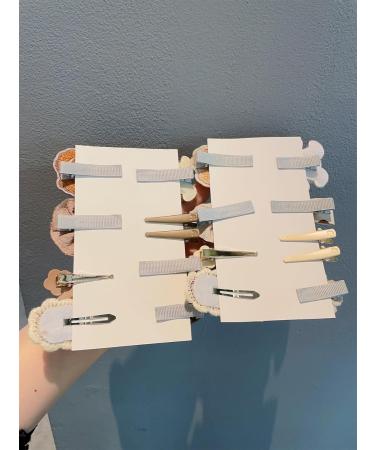 18pcs Flower Bear Bow Hair Clips Crochet Flower Hair Clips Bear Hair Bows Hair Accessories Women Hair Barrettes Hair Clip For Birthday Wedding Party - Buy Online on GoSupps.com