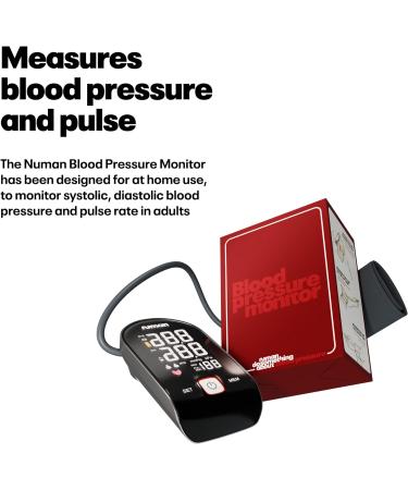 Numan Digital Blood Pressure Monitor | Automatic Upper Arm BP Cuff | Accurate Reading & CE Approved | Large LED Display | Home Use - Buy Online on GoSupps.com