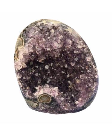 1pc 300g-380g Natural Crystal Stones Amethyst geode for Decoration Ornaments Chakra Reiki Balancing