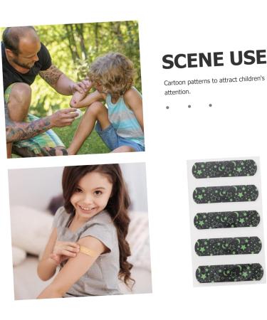 100pcs Glow-in-the-Dark Finger Wounds Patches for Adults - Self-Wrap Small Wound Care - Multi-Use 7.20x1.90x0.10CM - International Shipping Available - Buy Online on GoSupps.com