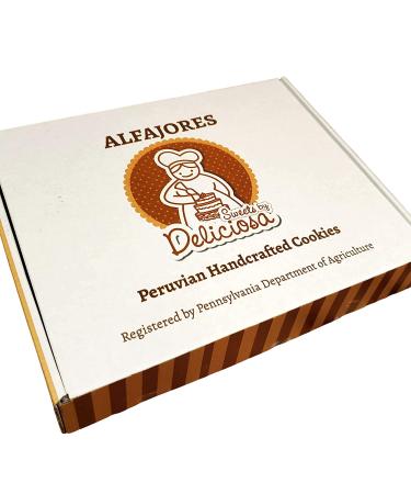 Deliciosa Alfajores Sweets - 12 Cookie Box with Dulce de Leche Filling - Buy Online on GoSupps.com