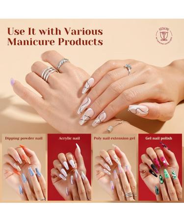 Shop Rosalind Ballerina Gel Nail Tips - 264 Clear Acrylic Full Cover Coffin Nails - 12 Sizes for DIY Nail Art with Case - Buy Online on GoSupps.com