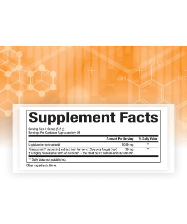 Natural Factors CurcuminRich Theracurmin & L-Glutamine 5.5 oz - Premium Turmeric Supplement for Health & Wellness - Buy Online on GoSupps.com