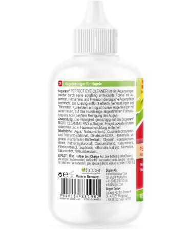 Bogacare Perfect Eye Cleaner for Dogs - Effective Tear Stain Remover | Safe & Non-Burning Formula | 100% Satisfaction Guaranteed - Buy Online on GoSupps.com