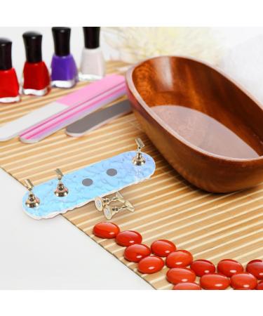 Beavorty Nail Stand 1 Set Nail Stand for Press on Fake Acrylic Nail Stand Nail Tips Practice Display Holder Fingernail DIY Nail Stand False Nail Manicure Tool with Base for Salon Home B 12.8x3.9x3cm As Shown - Buy Online on GoSupps.com