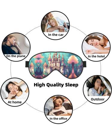 Buy Classical Castle Eye Mask - Soft Adjustable & Comfortable Sleep Mask for Men & Women | International Shipping - Buy Online on GoSupps.com