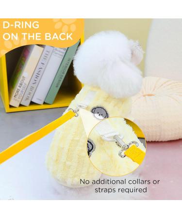 Warm Yellow Dog & Cat Sweater - Perfect for Small & Medium Dogs - Cozy Winter Clothing for Pets - Buy Online on GoSupps.com