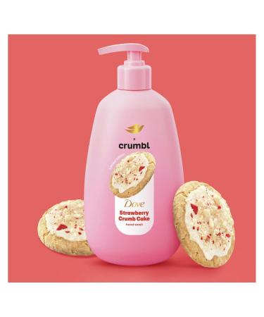 Dove X Crumbl Moisturizing Liquid Hand Wash Strawberry Crumb Cake | 2-pack of 12 oz Hand Wash with Pump | Limited Edition (Strawberry Crumb Cake) - Buy Online on GoSupps.com