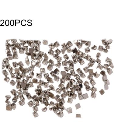 Nail Rivet 200Pcs/Set Nail Rivet Glitter 3D Effect Non-Fading Metal Rivet Art Decoration Street Punk Charm for Manicure Nail Charms Chip Rivet Golden Medium - Buy Online on GoSupps.com