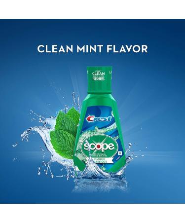 (2-Pack) Crest Scope Classic Mouthwash - 33.8 oz (1L - Buy Online on GoSupps.com