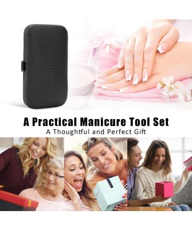 10-Piece Stainless Steel Nail Clipper Set Professional Manicure Set Stainless Steel Manicure Tools Stainless Steel Nail Care Tools Professional Nail Clipper Set (Black) - Buy Online on GoSupps.com