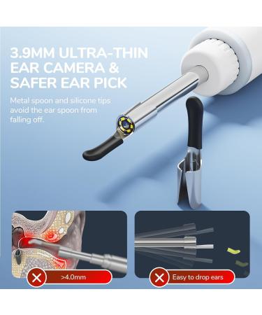 ScopeAround Otoscope for iPhone - 3.9mm Ultra-Thin Ear Camera with 6 LED Lights - Ear Wax Removal Kit - Specula Protection - Compatible with iPhone/Android - No WiFi Needed - Buy Online on GoSupps.com