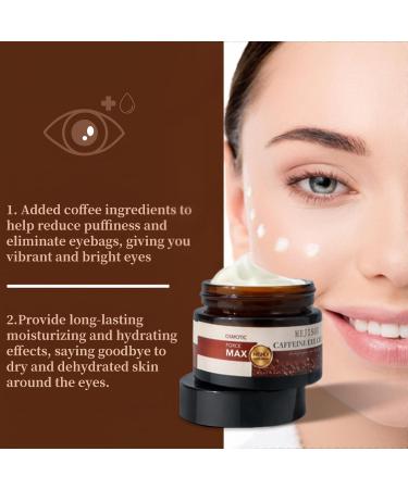 Caffeine Under Eye Repair Cream for Dark Circles - Eye Care Cream for Women - Facial Massage Cream - Hyaluronic Acid - Moisturizing Firming Elasticity (50g) - Buy Online on GoSupps.com