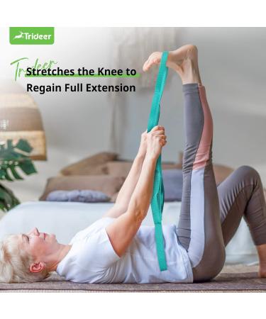 Trideer Stretching Strap - 10 Loop Non-Elastic Yoga Band for Physical Therapy and Exercise - Buy Online on GoSupps.com