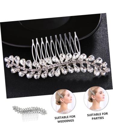 Didiseaon 1 Pc Comb Glammetic Glamzilla Headpuones Silver Dance Parties Glamorous The Wed Hair Prop Creative Headdress Unique Hair Accessories Decorate Hairpin Bride Headgear Alloy - Buy Online on GoSupps.com
