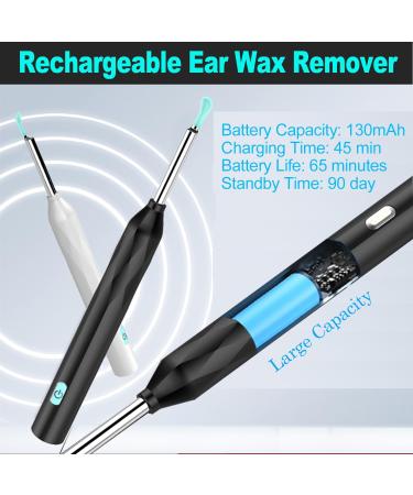 Fenxyo Wireless Ear Wax Removal Kit with Camera - 8MP HD Otoscope, IP67 Waterproof, Wifi Ear Pick/Cleaning Tool for iPhone, iPad & Android - Black - Buy Online on GoSupps.com