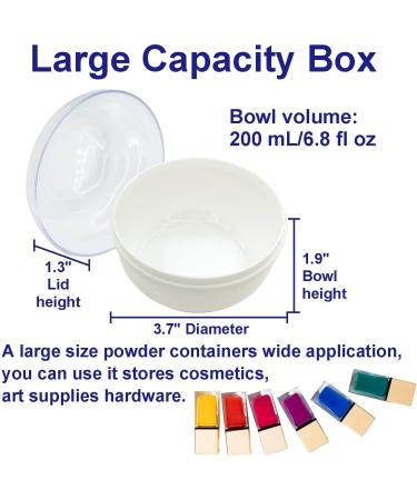 Large Fluffy Body Powder Container | Baby Care Face/Body Villus Powder Puff Box | Talcum Powder Container with Hand Holder - White - Buy Online on GoSupps.com