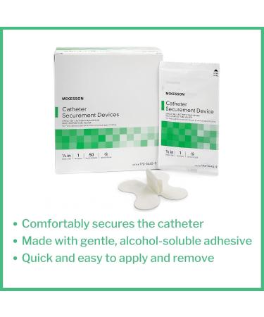 Buy McKesson Catheter Securement Device - Single Tab Butterfly Base Multi-Purpose Tube Holder (400 Count) | International Shipping Available - Buy Online on GoSupps.com
