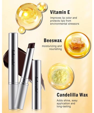 LYSdefeu Lip Balm Lined Lip Balm 1 Pack Moisturizing Honey Lipstick Natural Tinted Lip Balm Long Lasting Moisturizing Lip Care for Repairing Dry Lips 1 Pack - Buy Online on GoSupps.com