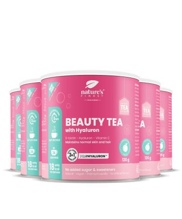 Nature's Finest by Nutrisslim Nature's Finest Beauty Hyaluronic Acid Tea | Pamper Your Skin From the Inside With The Power of Hyaluronic Acid | Antioxidant-Rich Tea Blend For Glowing Skin |