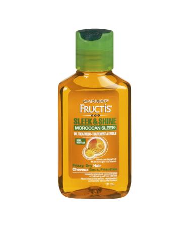 Garnier Sleek and Shine Moroccan Sleek Oil Treatment for Frizzy Dry Unmanageable Hair  3.75 Fluid Ounce