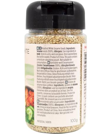 Yutaka Roasted White Sesame Seeds 100g - Pack of 1 - Buy Online on GoSupps.com