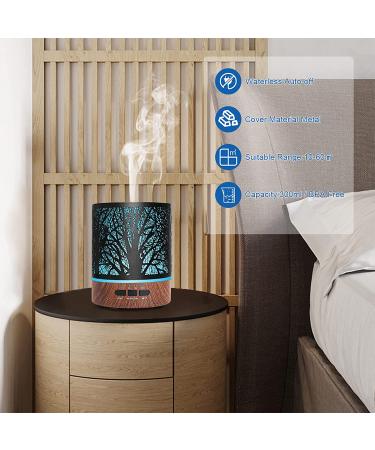 XCXP 300ml Metal Oil Diffuser Aroma Humidifier for Large Room - Brown - Buy Online on GoSupps.com