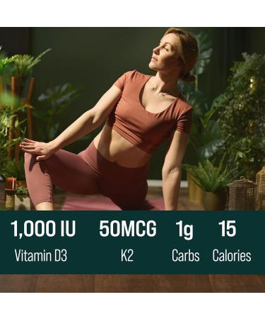 Natural Force Pure Vitamin D Liquid D3 & K2 with Coconut MCT 1 000 IU Immunity & Nutrient Absorption Booster- Vegan - Orange Cream 16 fl oz - Buy Online on GoSupps.com