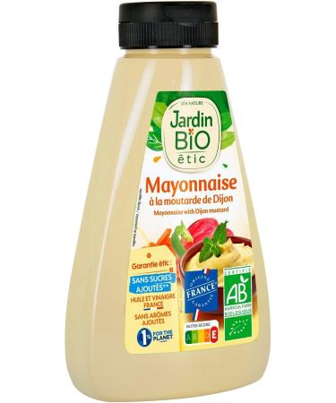 Jardin BiO tic Dijon Mustard Mayonnaise Organic Salted AB Certified 315 g Bottle - Buy Online on GoSupps.com