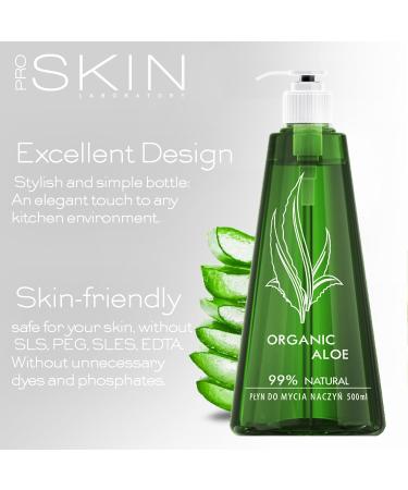Riner 500ml Aloe Extract Dishwashing Detergent - Skin-Friendly Natural Ingredients - 1-Pack - Buy Online on GoSupps.com