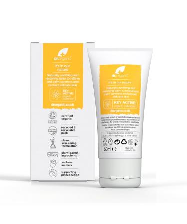 DR Organic Nipple Balm with Calendula & Lanolin - Natural Relief for Cracked Nipples | Vegan & Organic Certified | 30ml - Buy Online on GoSupps.com